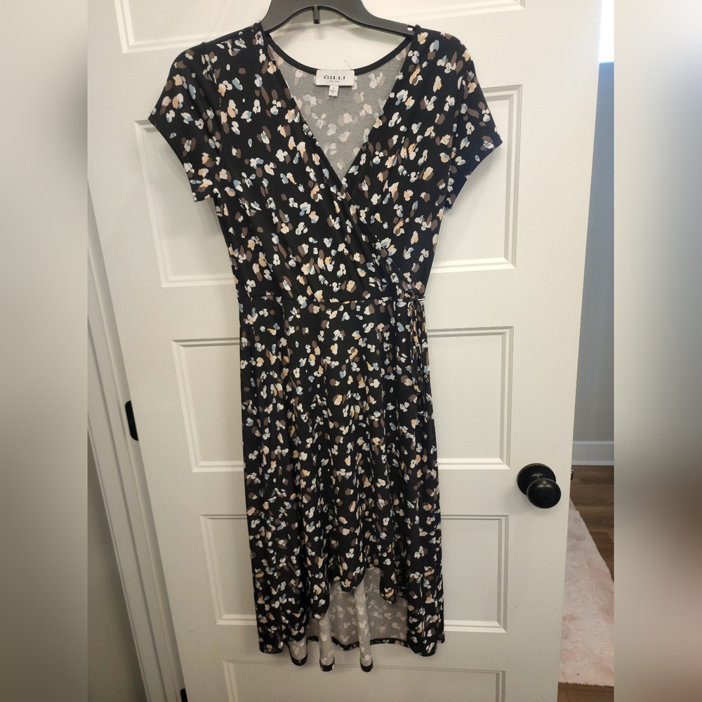 Gilli Black Floral Women's Dress